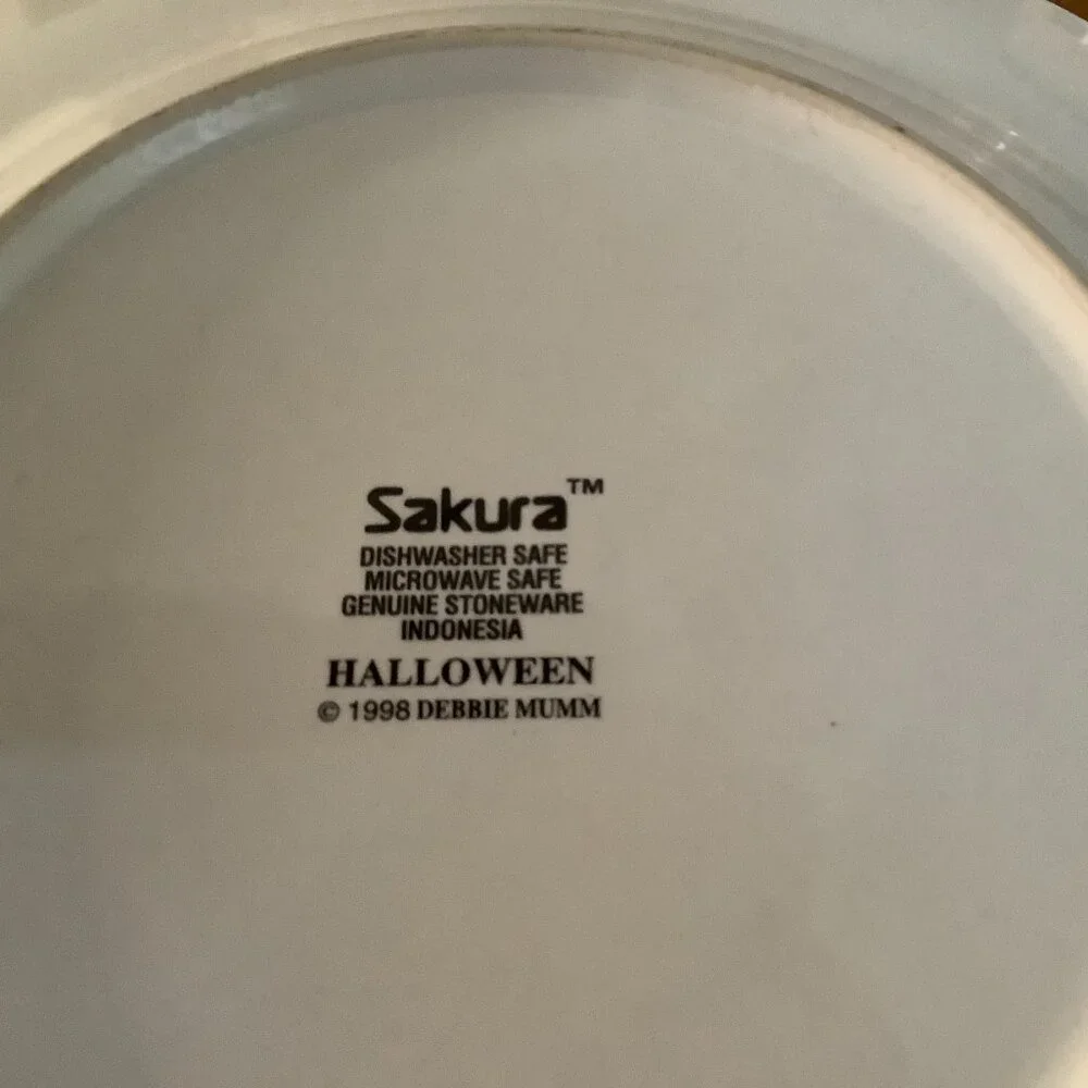 Halloween Plate and Cup Sakura